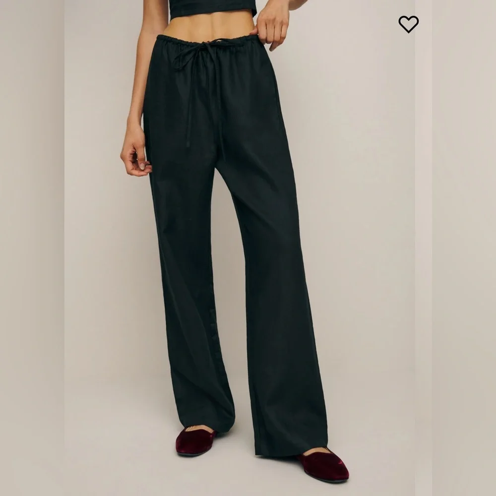 Reformation Jaida Linen Two Piece Set New